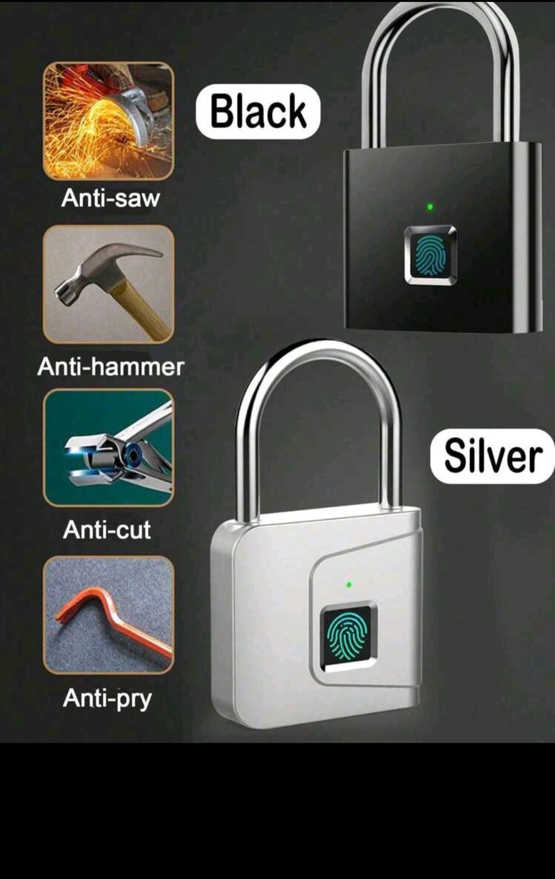 Finger Print Smart Padlock